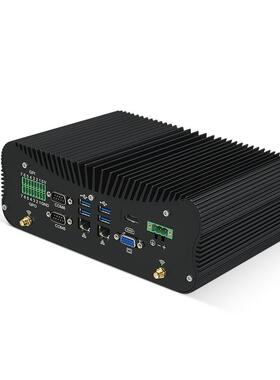 倍控工控主机i7酷睿1165G7微型i5双网六串1135G7低功耗7200u无风