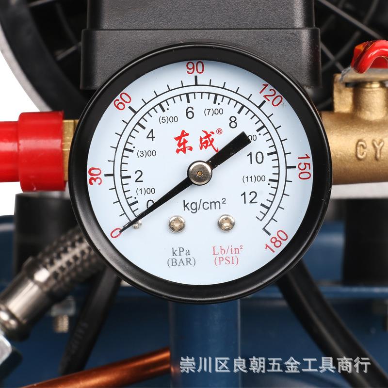 东成无油低噪音空压机Q1E-FF-1608空气压缩机喷漆木工家具充气泵