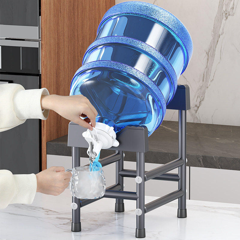 大桶装水支架倒置纯净水桶置物架 矿泉水饮水机抽水器取水上水器