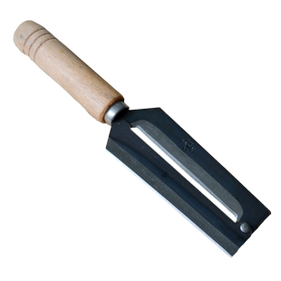 不锈钢木柄削皮刀老式水果土豆去皮刀木把莴笋菠萝刨刀刮皮器多用