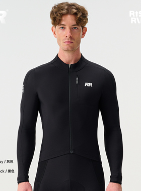 RR公路自行车骑行服男士新款秋冬季男款加绒透气速干骑行长袖上衣