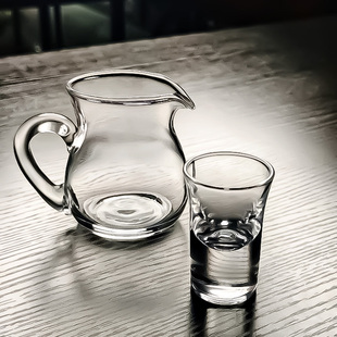 白酒分酒器高级感家用饭店专用一口杯小酒杯套装 商用轻奢高档高端