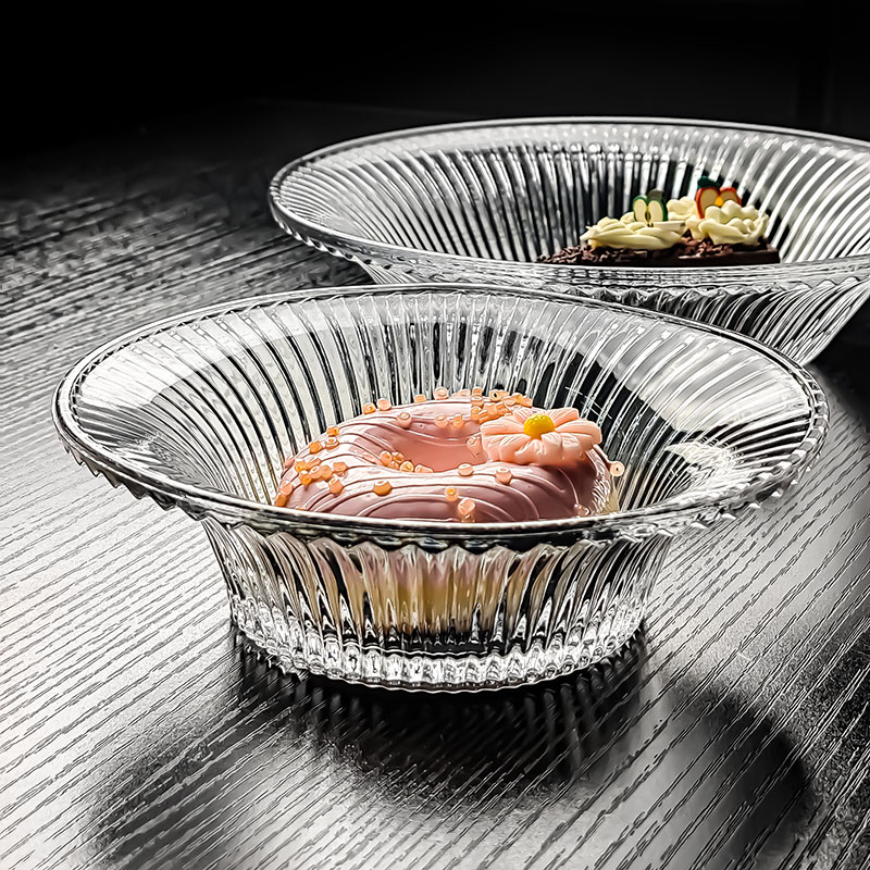 2025新款水晶玻璃水果盘家用高级感果盘精致高颜值大容量超大客厅