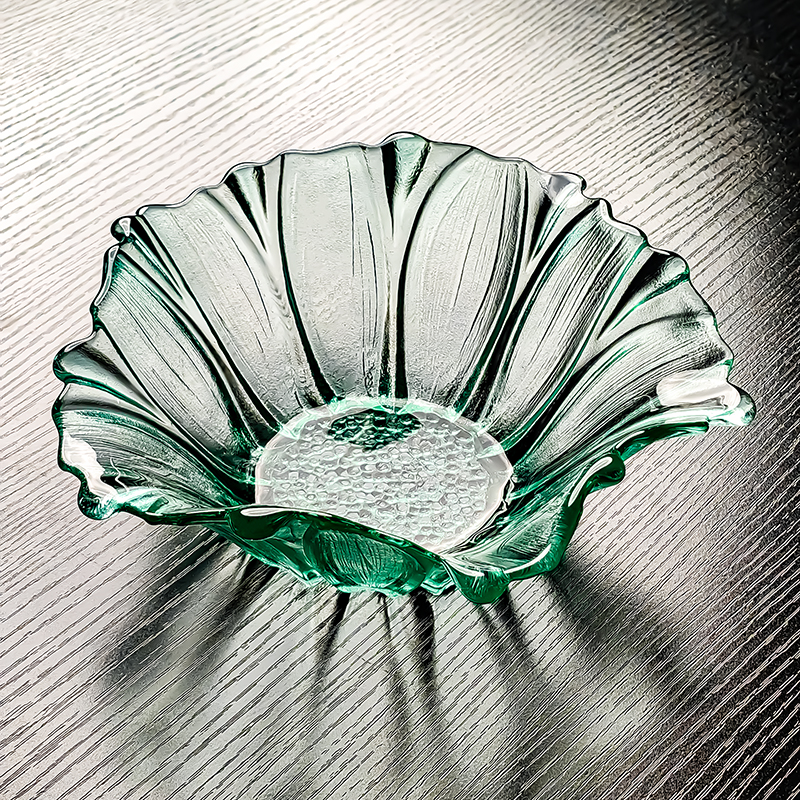 水晶玻璃碗水果盘小果盘果然零食