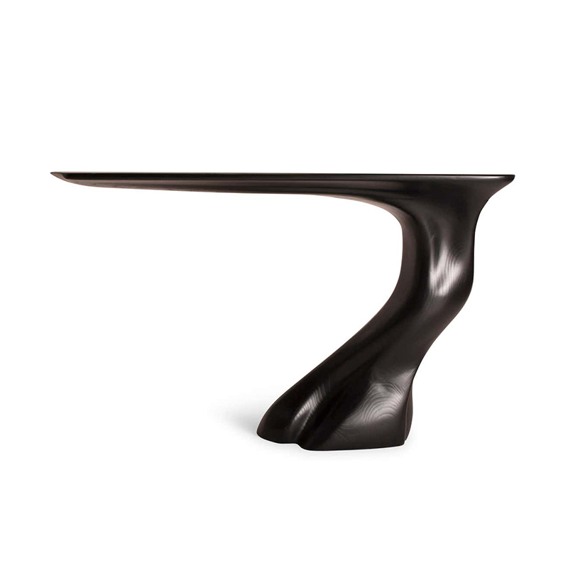 玛吉斯北欧设计师款玻璃钢走廊玄关桌过道置物台异形树根摆件桌子