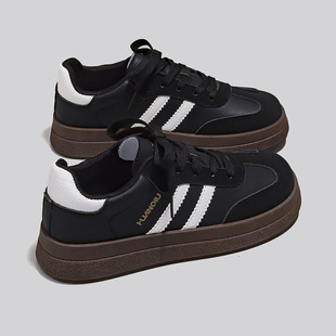 环球德训阿甘鞋2026年新款厚底显高板鞋百搭时尚女款休闲运动鞋子