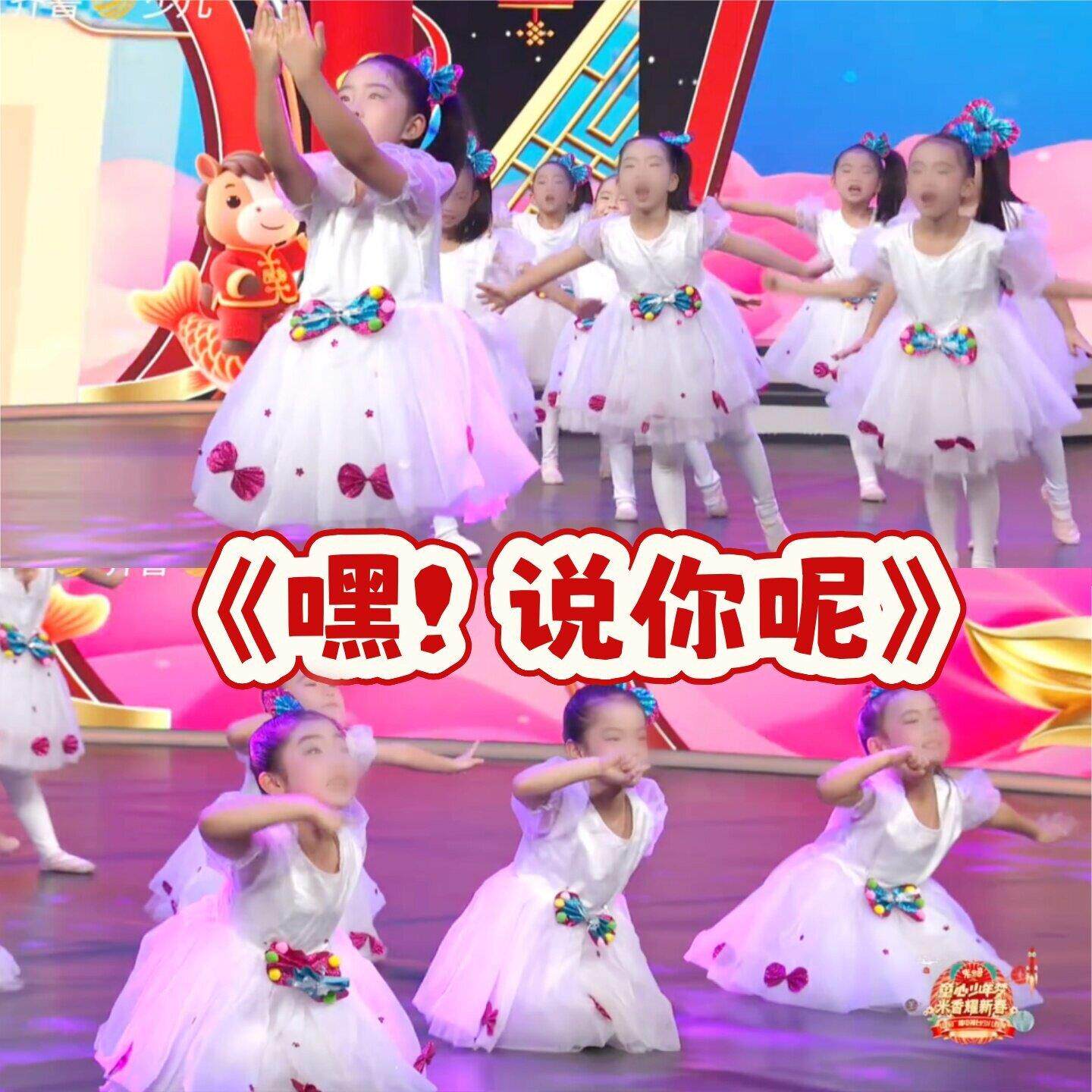 嘿说你呢舞蹈服六一儿童公主裙粉色幼班儿园大中小演出服连衣裙女