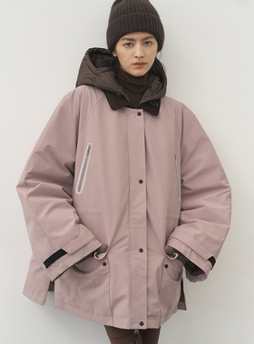 【特价】科技高密防风保暖 半圆女装2025冬季中长款夹克羽绒服女