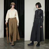 子女裙裤 轻量尼龙 2026春秋季 宽松裤 半圆原创设计女装 运动