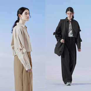 匹马棉半圆原创设计2024春季 布面干爽柔软细腻宽松显瘦舒适 新衬衫