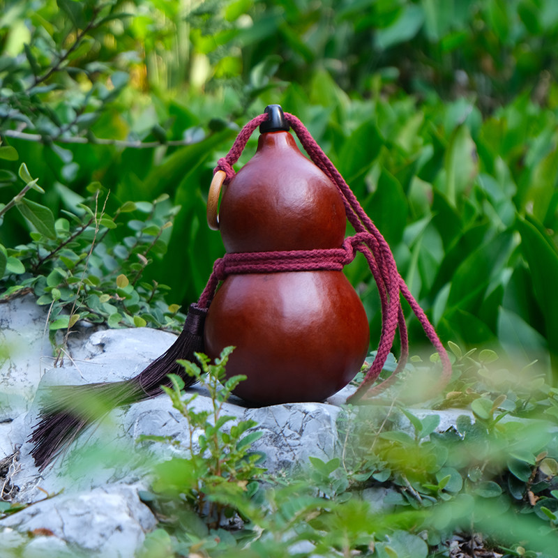 坐忘堂  酒葫芦天然蜂蜡防渗古法煮色开口葫芦纯手工摆件礼盒款,特色手工艺,葫芦,淘宝优惠券,粉丝福利购,淘宝优惠卷