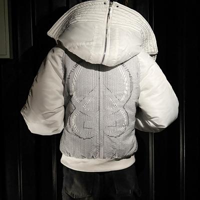 bomber反战刺绣空军棉服夹克