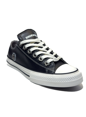 罗曼凯瑟 POWSTAR板鞋 弹孔皮质板鞋黑色红色