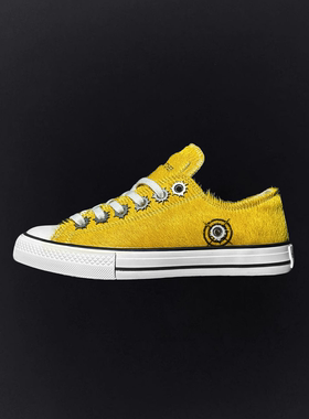 [SOLDOUT] ROMANCATCHER PowStar 黄色真马毛皮草 限量款 低帮