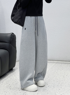 2.27 福利 Y3Y4-2729-1韩版抽绳松紧腰小马刺绣弯刀裤