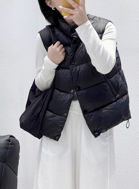 1.10 福利 AFN-2502韩版90白鸭绒立领百搭羽绒马甲