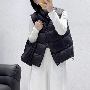 2502韩版 AFN 90白鸭绒立领百搭羽绒马甲 秋冬新款 9.23
