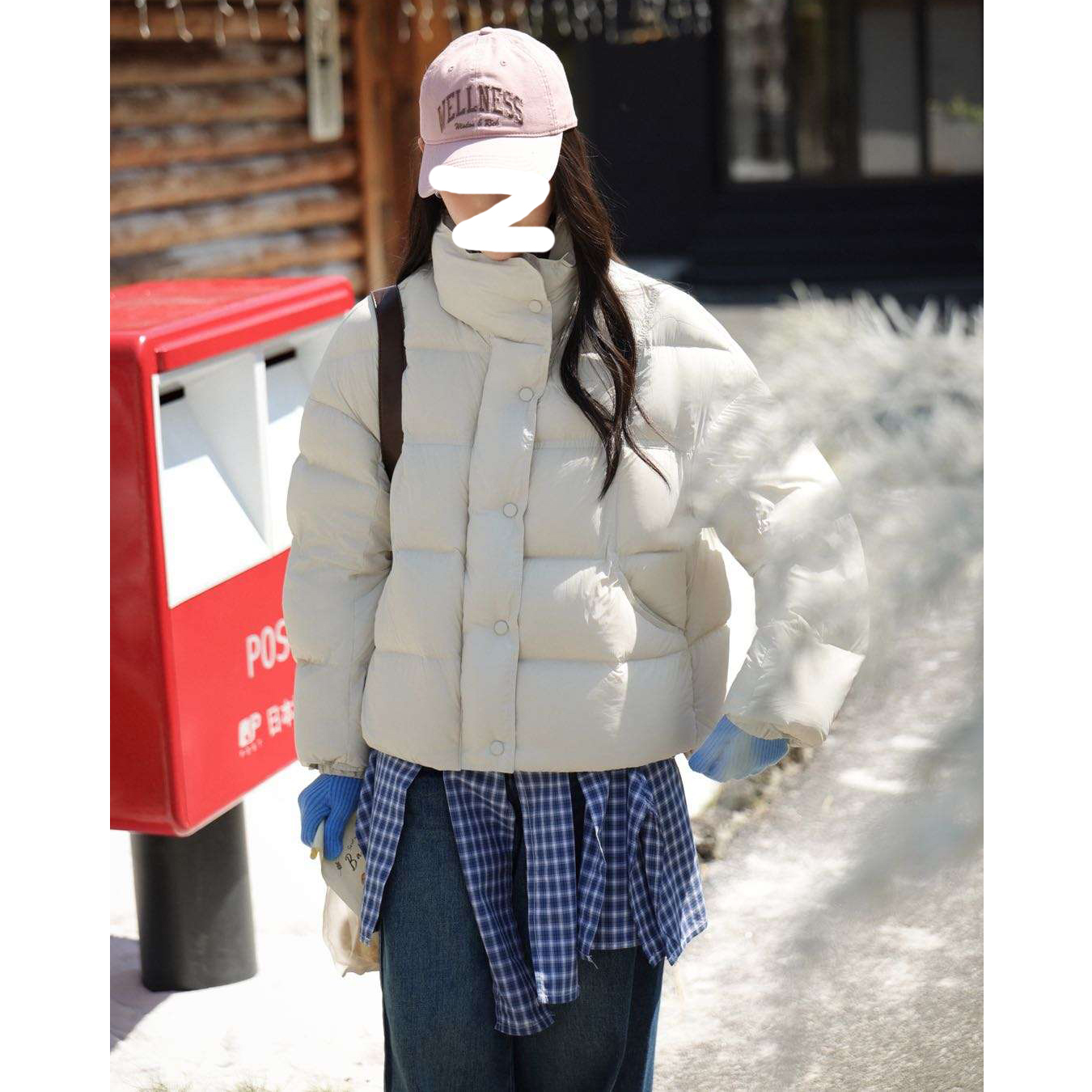 简约立领小面包羽绒服