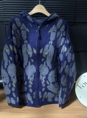 1.13 福利 GMI-25794韩版进口幼崽马海毛双拉链头连帽开衫