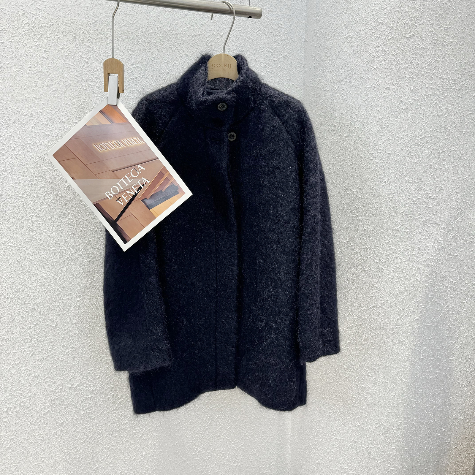 高定63.7马海毛一手长大衣