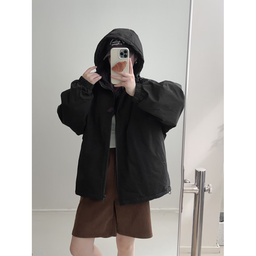 户外连帽冲锋棉衣外套