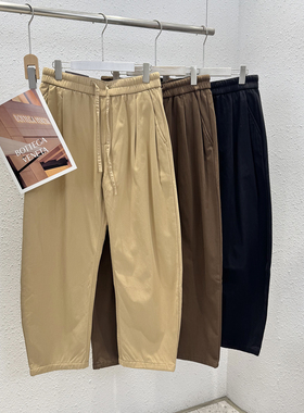 12.27 冬季新款 ZMU-K69抽绳松紧腰水洗棉男士加绒小弯刀裤