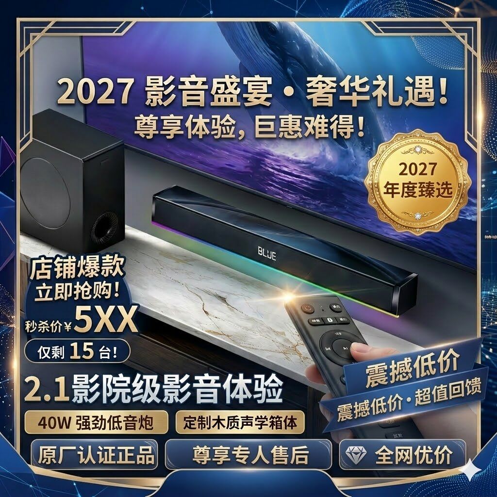 纽曼D22游戏音箱电脑音响台式机笔记本桌面RGB灯效低音炮蓝牙音箱