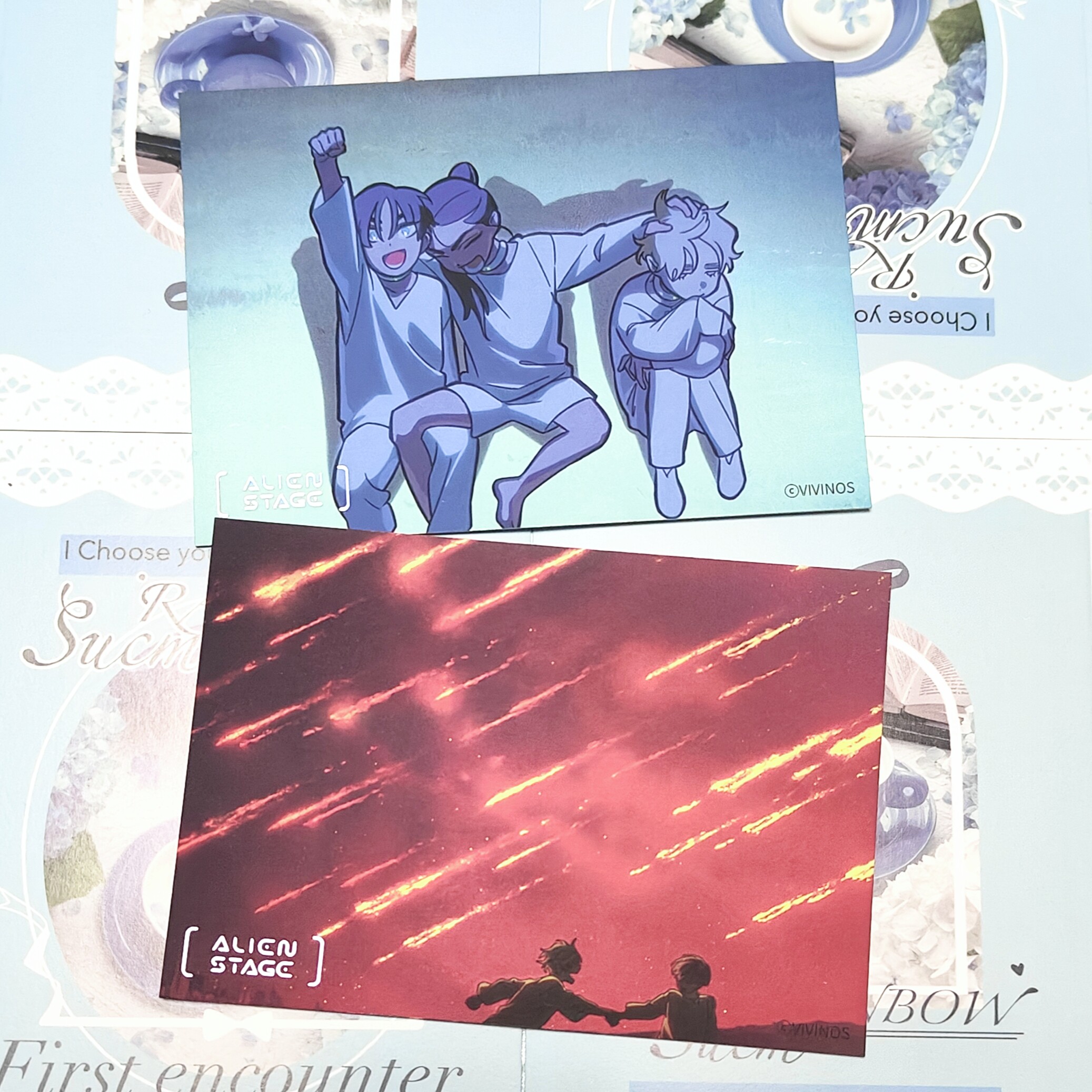 【场贩限定】异形舞台gaf展会绝版特典明信片alien stage满赠ivan