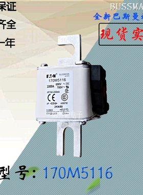 170M5114全新热卖供应巴斯曼熔断器170M5115电子保险丝170M5116