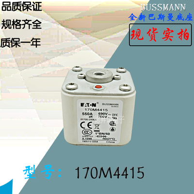 170M4414全新热卖供应巴斯曼熔断器170M4415电子保险丝170M4416