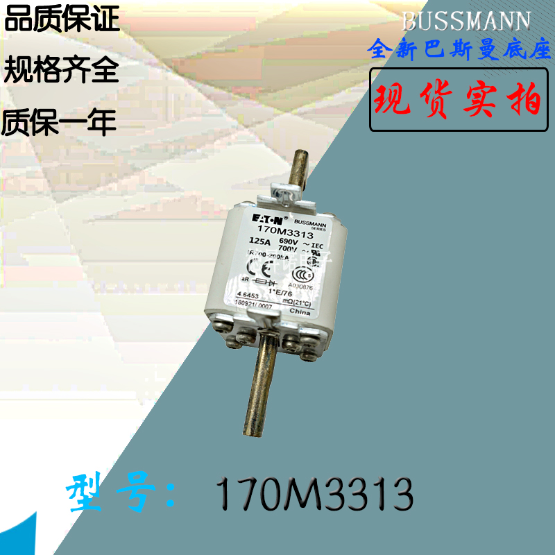 170M3313全新热卖供应巴斯曼熔断器170M3314库存现货直销170M3315