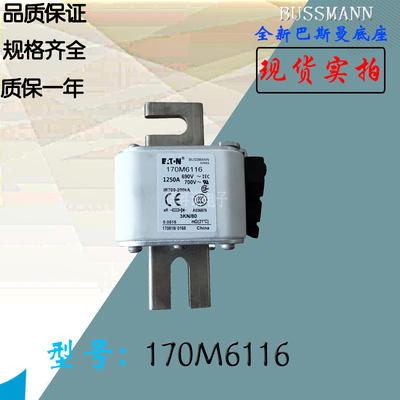 170M6118全新热卖供应巴斯曼熔断器170M6119库存现货直销170M6120
