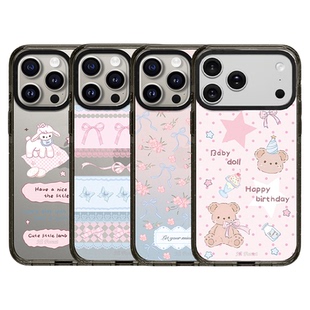 欧阳娜娜同款春日浪漫森林早报适用于苹果17Air透明iPhone16ProMax磁吸15plus防摔14/13/12系列手机壳保护套