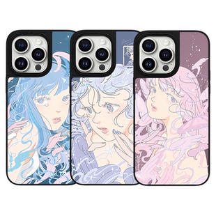 明星同款低级失误上位天使适用于苹果镜面磁吸手机壳iPhone17Air防摔16ProMax高级感15/14/13/12系列保护套