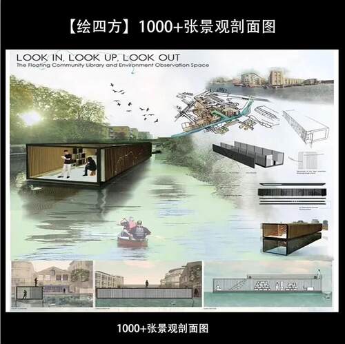 【绘四方】1000+张景观剖面图
