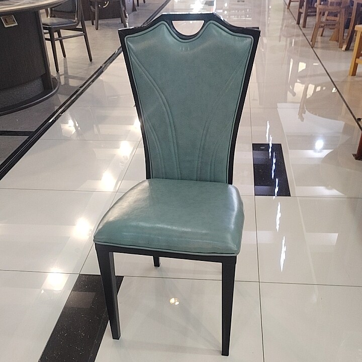 新中式软包靠背餐椅酒店家用餐厅酒店桌椅