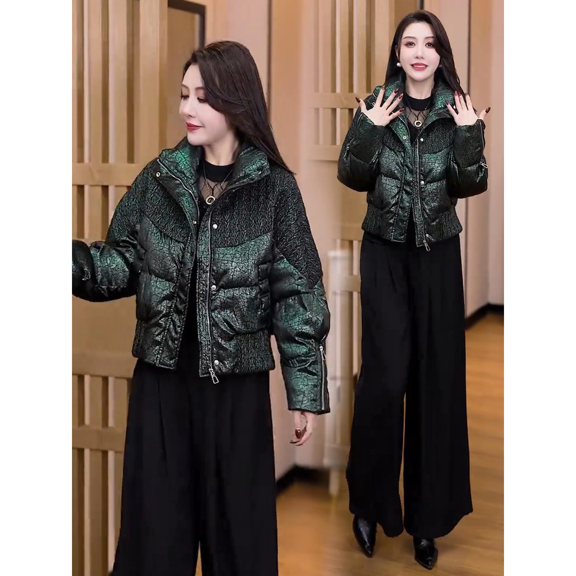JOYIASS小个子短款服女2025冬季新款时尚洋气显瘦保暖衣袄子外套