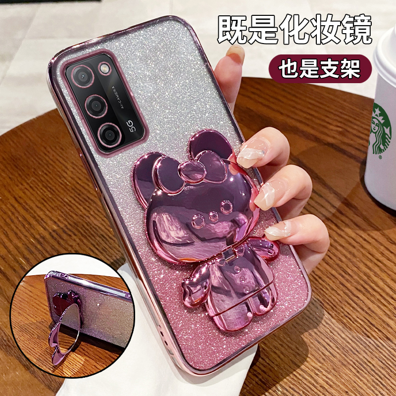 适用OPPOA53s透明全包防摔送支架