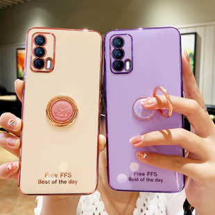 适用realmeV15手机壳realme真我V15保护套5G硅胶RMX3092全包oppo防摔opporealmev155g女潮oppov创意个性 可爱v