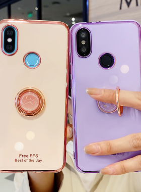 适用小米6X手机壳米5X保护套硅胶全包边x5防摔x6软壳mi男女m5新款x6个性六×创意ml网红m6x可爱ins风外壳简约