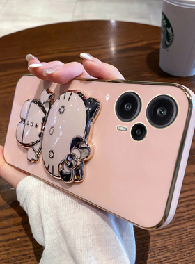 适用红米note12Turbo手机壳新款小米redminote12T防摔全包urbo硅胶nt保护trubo套n0te女带支架redmi软Tu外壳