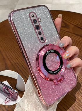 适用OPPOReno2z手机壳OPPO新款Reno2z保护套PCKM80透明硅胶ren02z防摔全包opp0pp0ppo女男高级感oppoz带支架