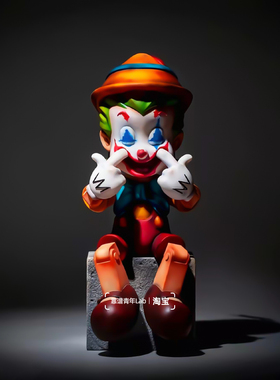 Joker匹诺曹小丑手办桌面摆件愚者乐园联名公仔潮玩艺术雕塑现货
