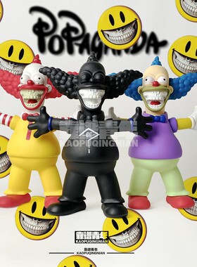 Ronenglish小丑潮牌联名公仔时尚潮流合作款手办模型摆件居家装饰