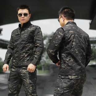 2025新款暗夜迷彩服套装男正版修身耐磨战术夹克外套户外打猎服装