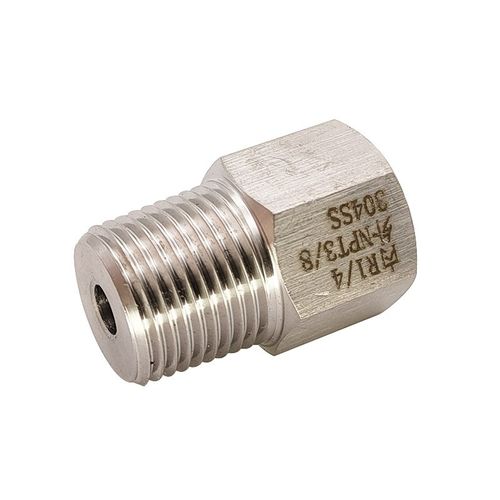 内丝PT ZG R1/4-外丝NPT3/8不锈钢螺纹转接头 变径 直接 加厚高压