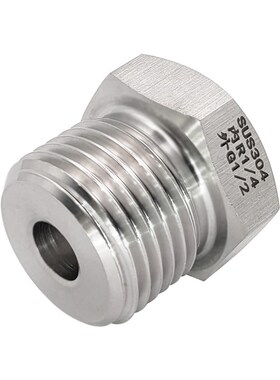 内PT1/4-外G1/2不锈钢转换接头 内丝Rc ZG1/4转外丝BSP G1/2 4分