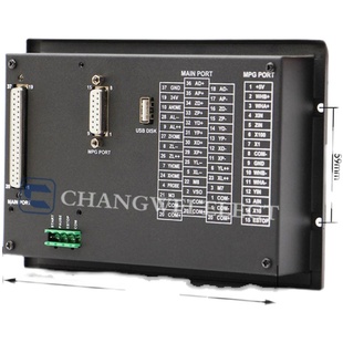 DDCSV3.1三轴 四轴步进伺服电机CNC数控系统脱机控制器配电子手轮