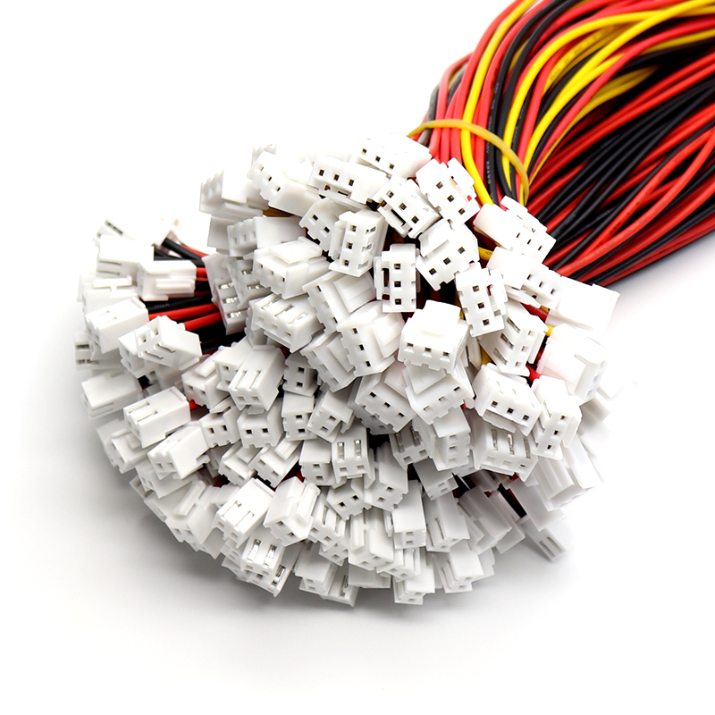 VH3.96电子线 端子线单头带锡彩排线2P3P4P5P6P-12P 3.96mm连接线