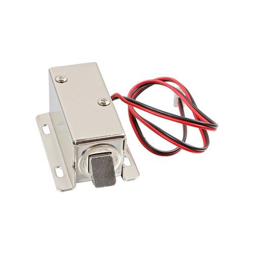 LY-03斜口电磁锁 DC12V小型电锁24V电控锁门锁电子锁电插锁柜门锁